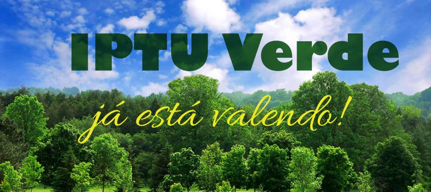 IPTU Verde – Pedido de desconto do tributo pelo contribuinte ribeirão-pretano até 30 de setembro
